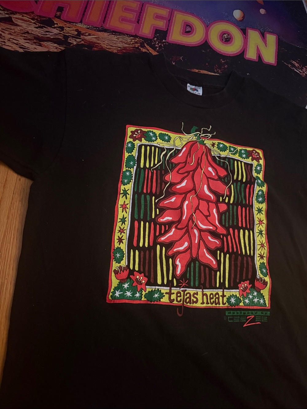 Vintage 90s Tejas Heat T-shirt SZ XL